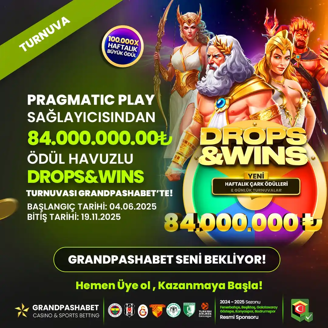 Image from GrandPasha Resmi: _🍭 PRAGMATIC PLAY SAĞLAYICISINDAN 84.000.000,00₺ ÖDÜL HAVUZLU DROPS &...