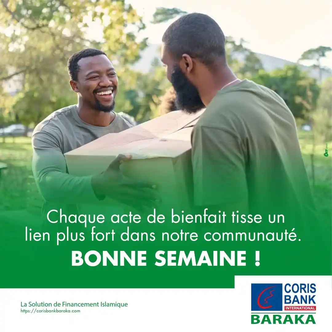 Image from Coris Bank International Togo: Que chaque jour de cette semaine soit une occasion de tisser des liens...