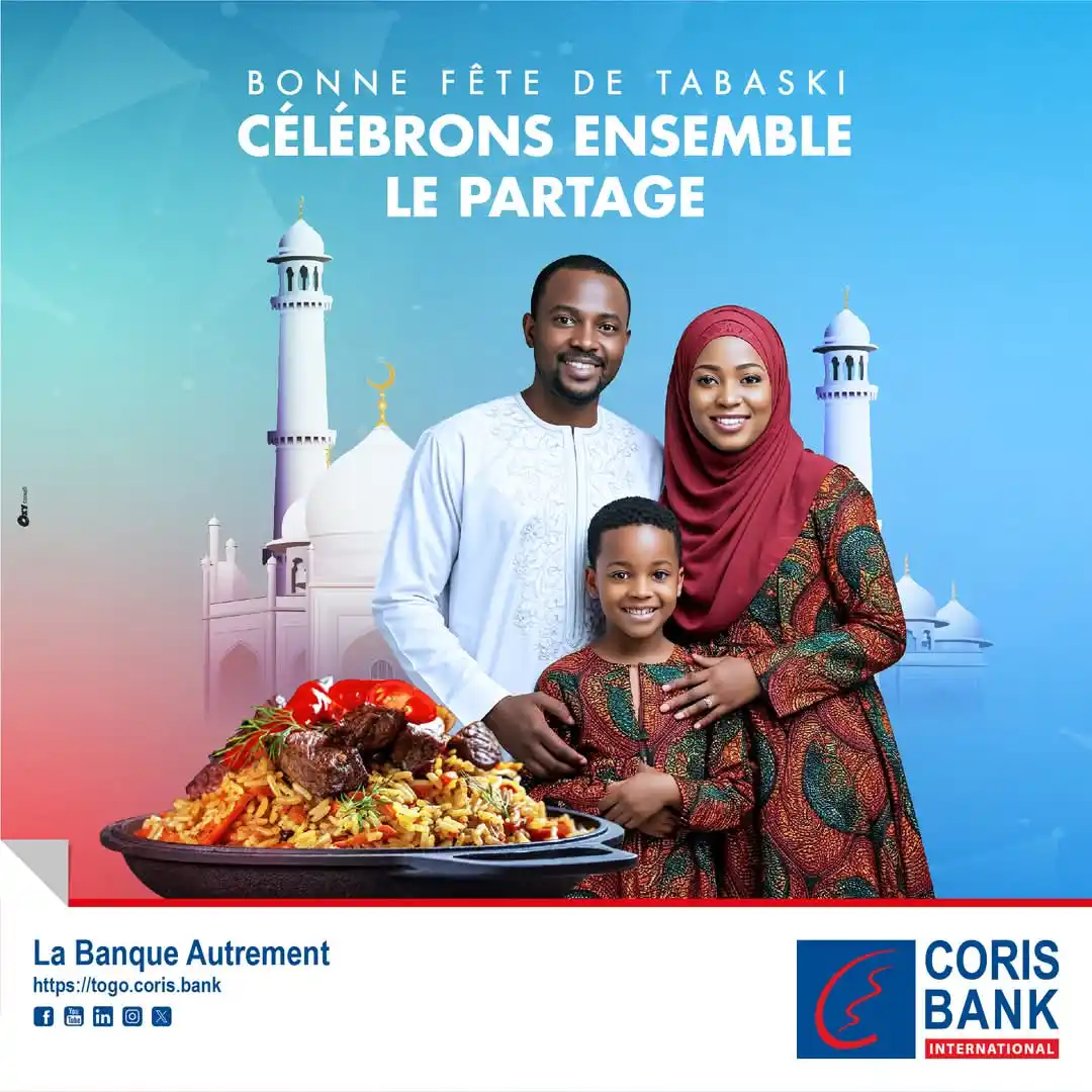 Image from Coris Bank International Togo: Que la fête de Tabaski apporte à vous et à vos proches paix, santé et ...