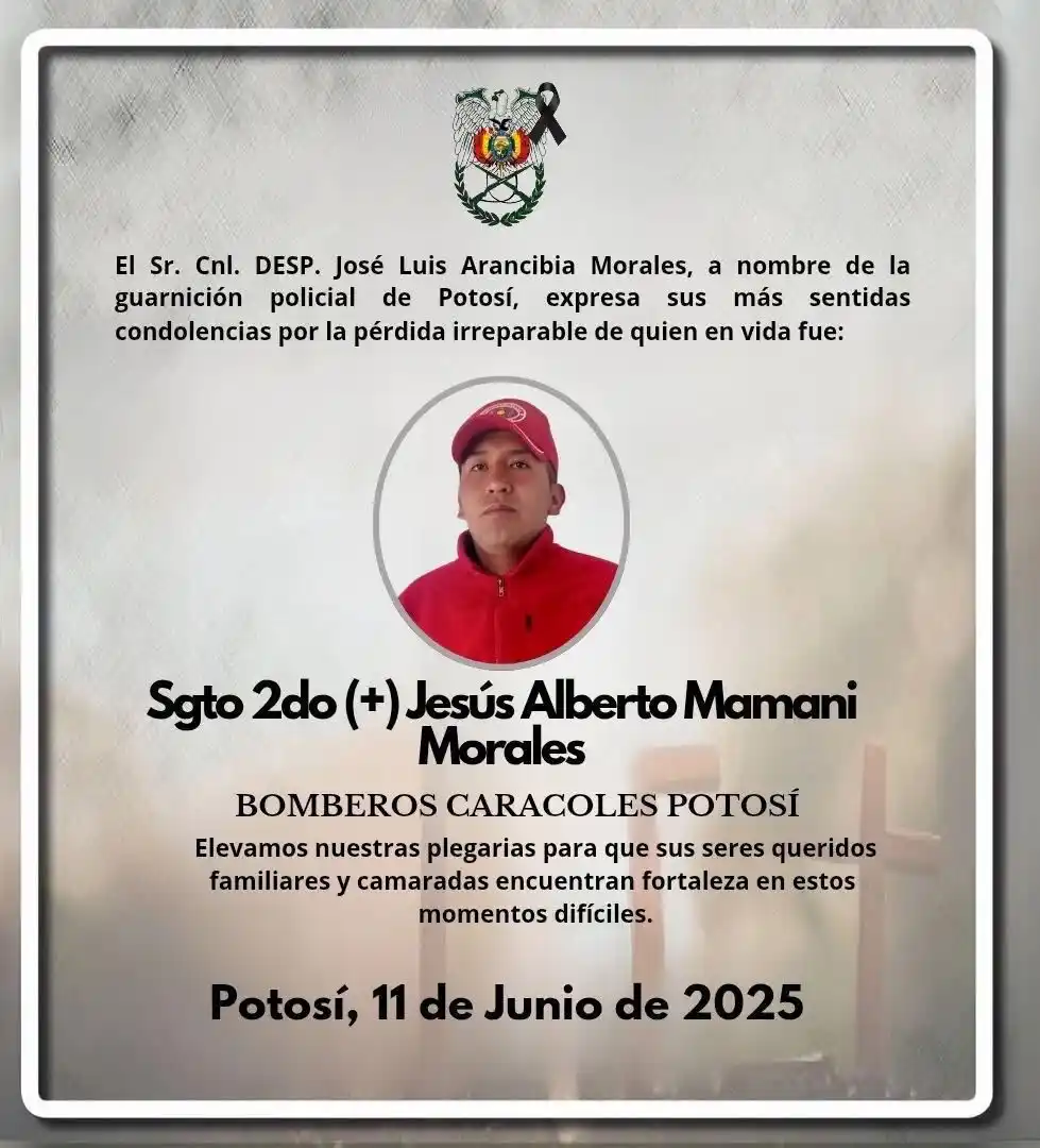 Image from RADIO FIDES: 🔴 Se confirma el fallecimiento del Sgto. 2do. Jesús Alberto Morales M...