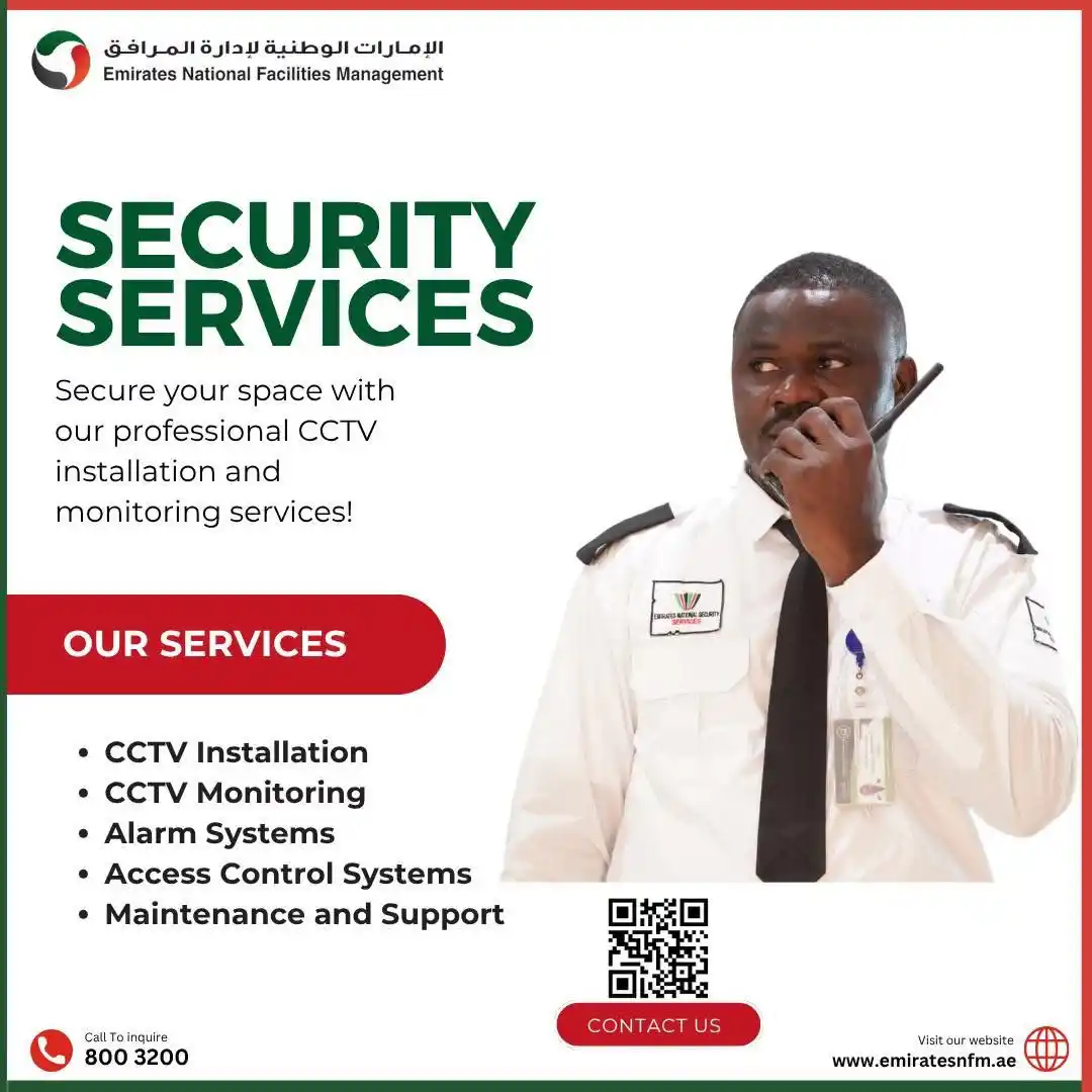 Image from Emirates National Facilities Management: Secure your space with confidence! Our professional CCTV installation ...