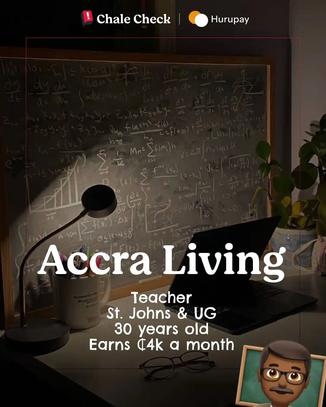 Image from CediRates: Some teachers earn ₵4k a month. This teacher went to legon, and has be...
