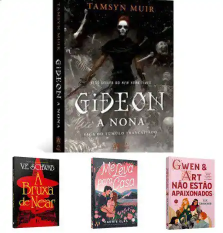 Image from PROMO DE LIVROS MLCD: Voltou! 🔥 Oferta Amazon 📚 Gideon, a Nona: Saga do Túmulo Trancafiad...