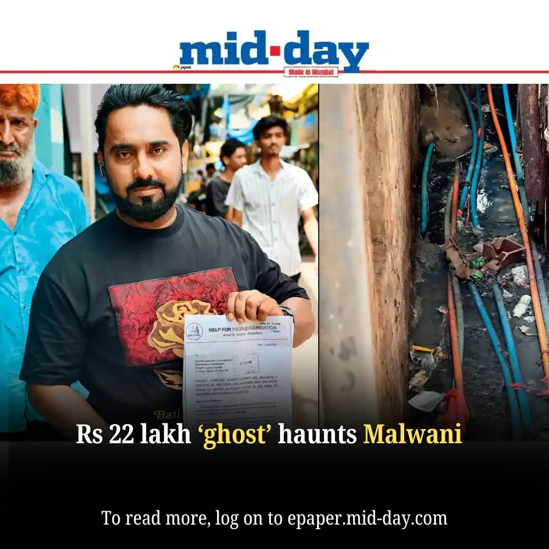 Image from Midday India: *A case of alleged civic corruption has surfaced in Malwani’s New Coll...