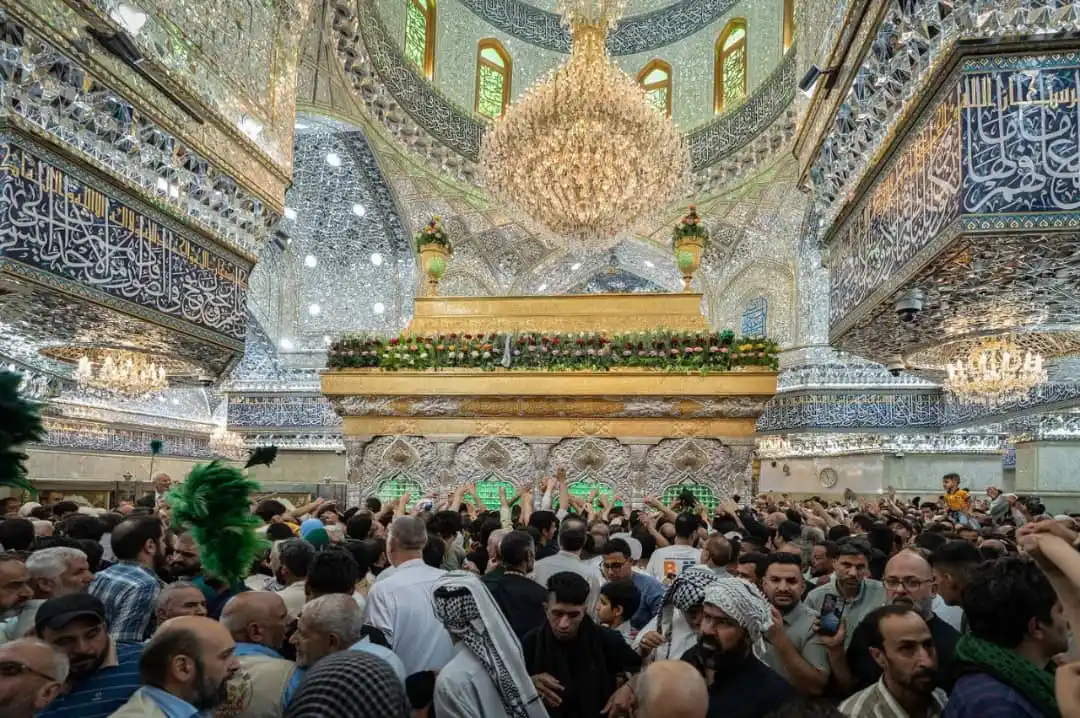 Image from قناة النعيم الفضائية : اجواء الحرم الحسيني في يوم عرفة <a class="text-blue-500 hover:underl...