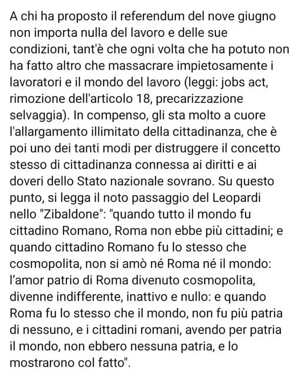 Image from ANCORA ITALIA UFFICIALE: Ancora Italia è in piena sintonia con Diego Fusaro che spiega in manie...