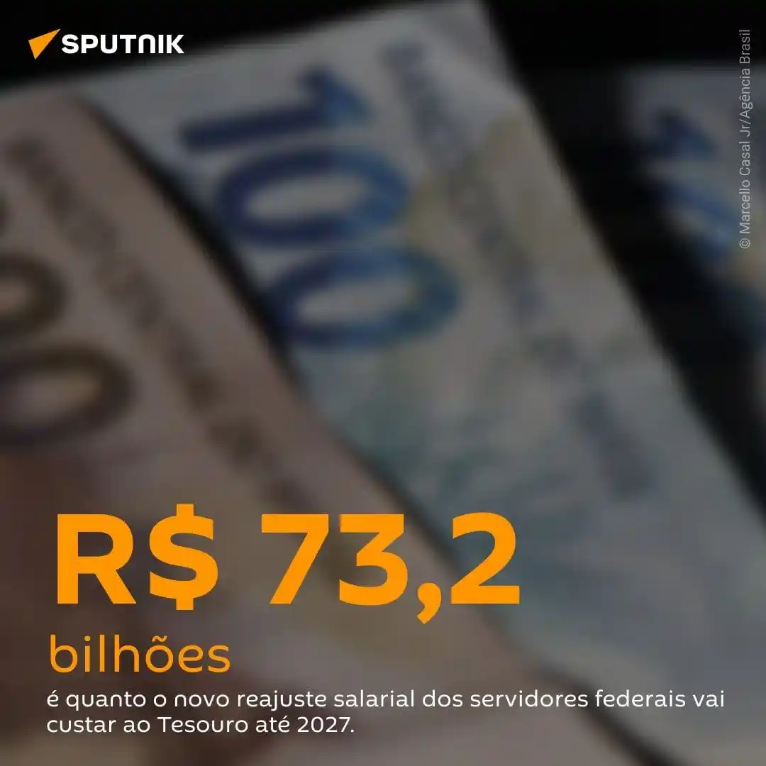 Image from Sputnik Brasil: 🇧🇷 O presidente Lula sancionou nesta terça-feira (3) uma lei que rea...