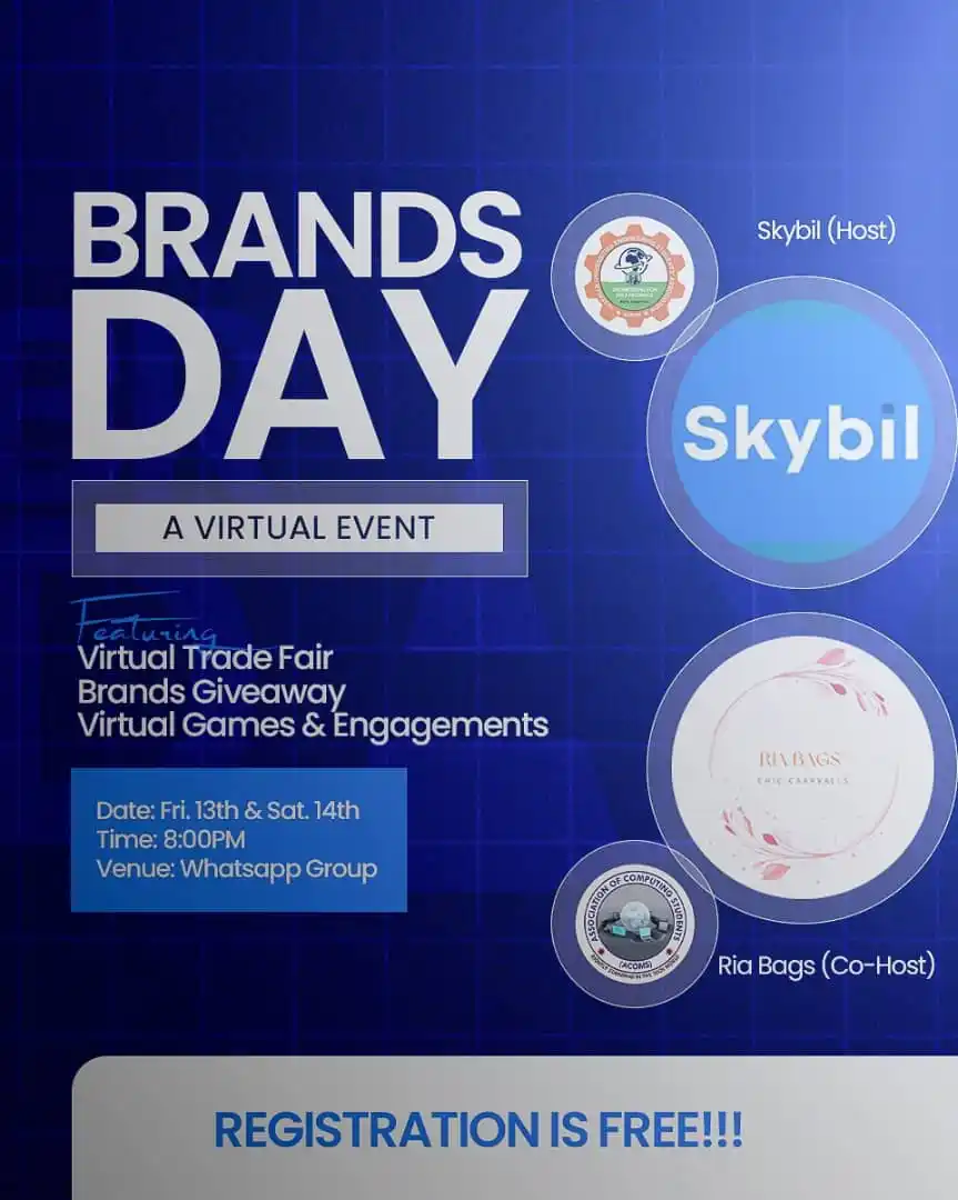 Image from FUTA VOICE: *🎉 BRANDS DAY ANNOUNCEMENT 🎉* Get ready for the first-ever *Brands ...