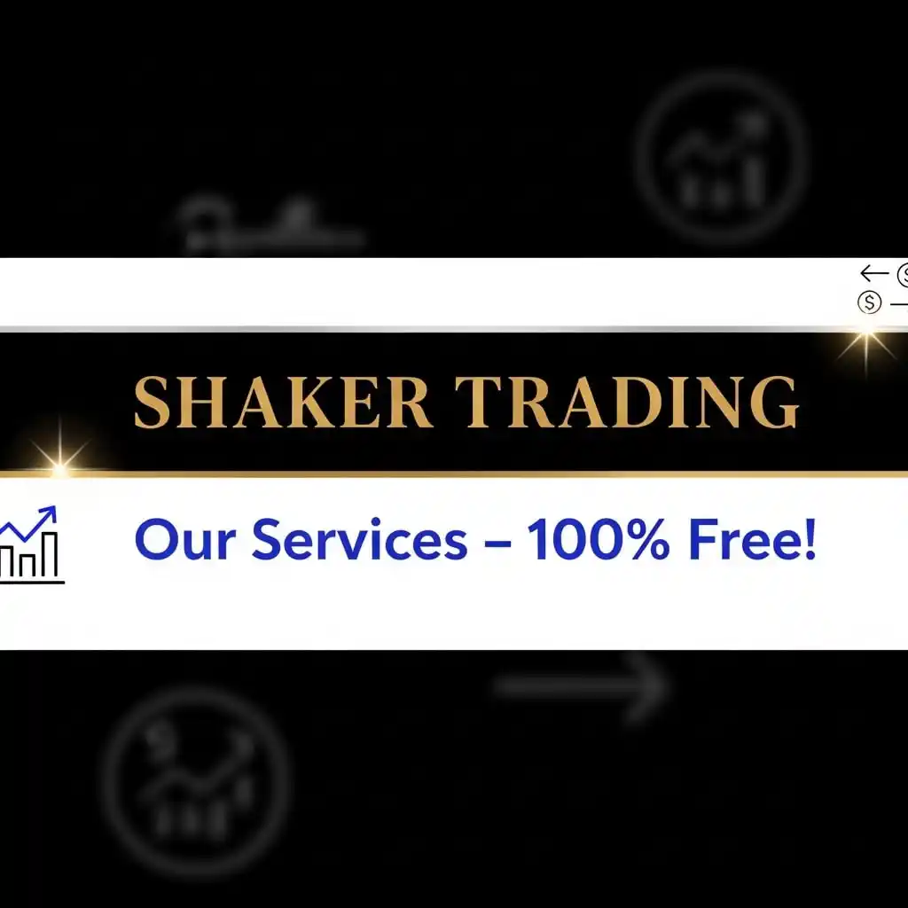 Image from SHAKER TRADING®: •••••*(بسم الله الرحمن الرحيم)*••••• جميع خدمات SHAKER TRADING : 1️⃣...