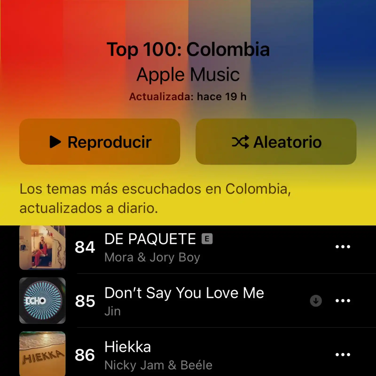 Image from BTS Fondos ARMY Colombia 🇨🇴💜🎧: 📲🇨🇴 Apple Music Colombia — 27 de mayo ¡Jin sigue brillando en los ...