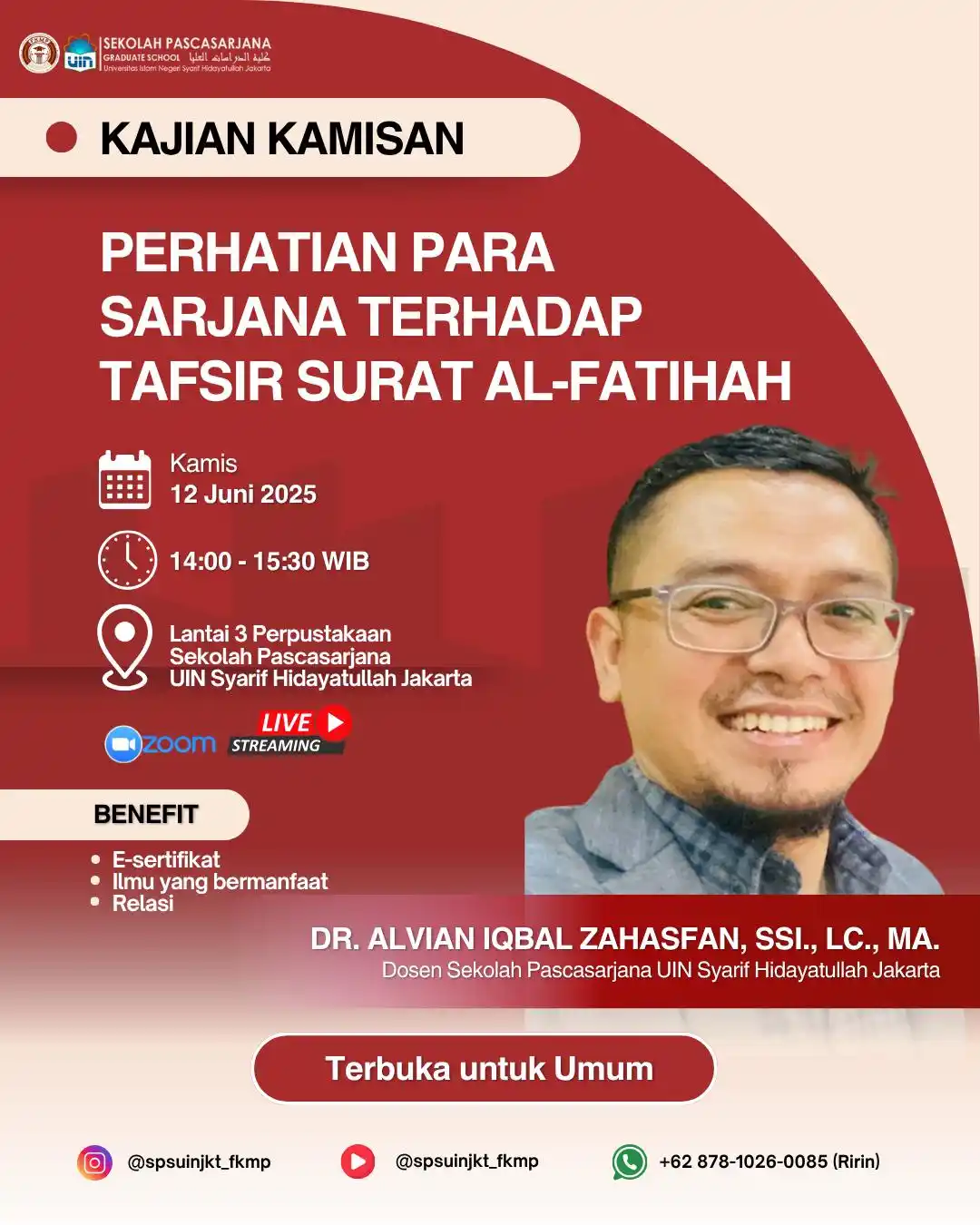 Image from UIN Syarif Hidayatullah Jakarta: Dalam setiap peradaban besar, fondasi spiritual selalu ditopang oleh t...