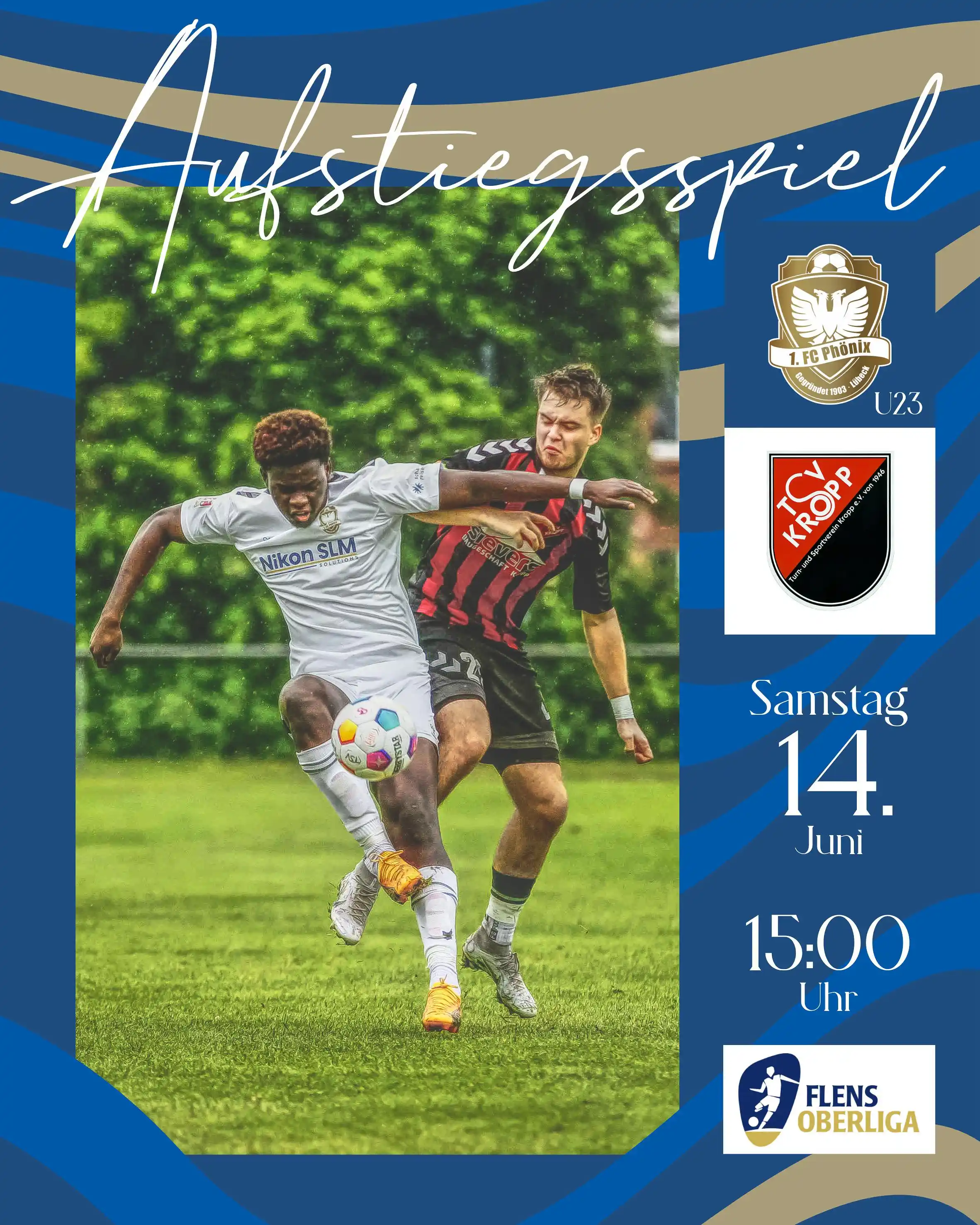 Image from 1. FC Phönix Lübeck: Die Tür zur Flens-Oberliga haben unsere Jungadler beim 3:0-Erfolg im H...