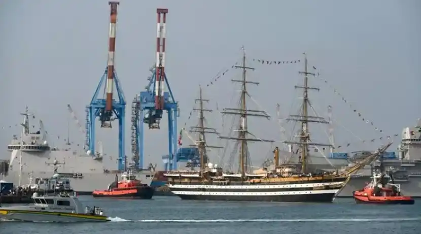 Image from Il Secolo XIX: *È il giorno dell’Amerigo Vespucci a Genova, attesa per l’arrivo di Ma...