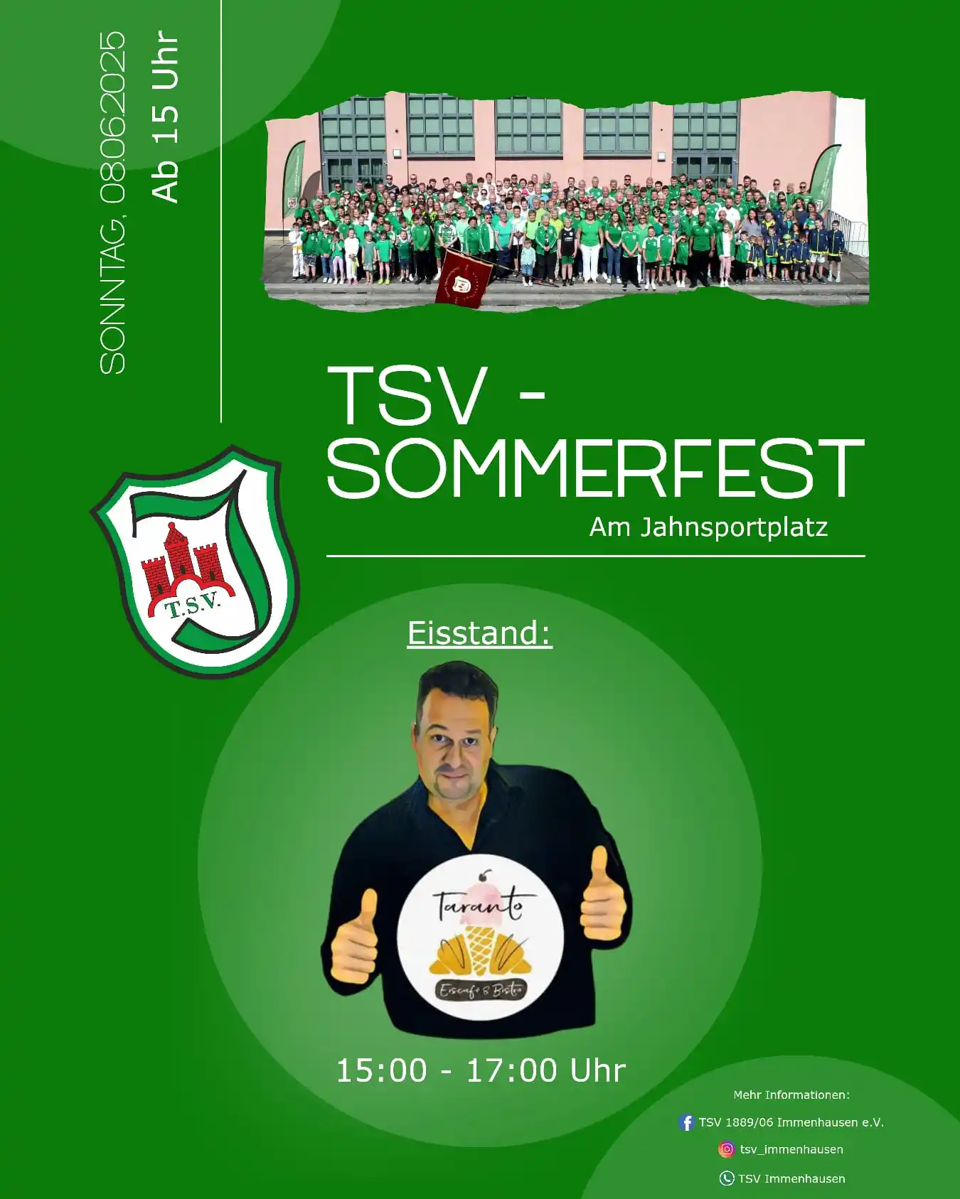 Image from TSV Immenhausen: 🍦✨ Eis vom Eiscafé Taranto beim TSV Sommerfest! ✨🍦 Leckeres Eis in ...