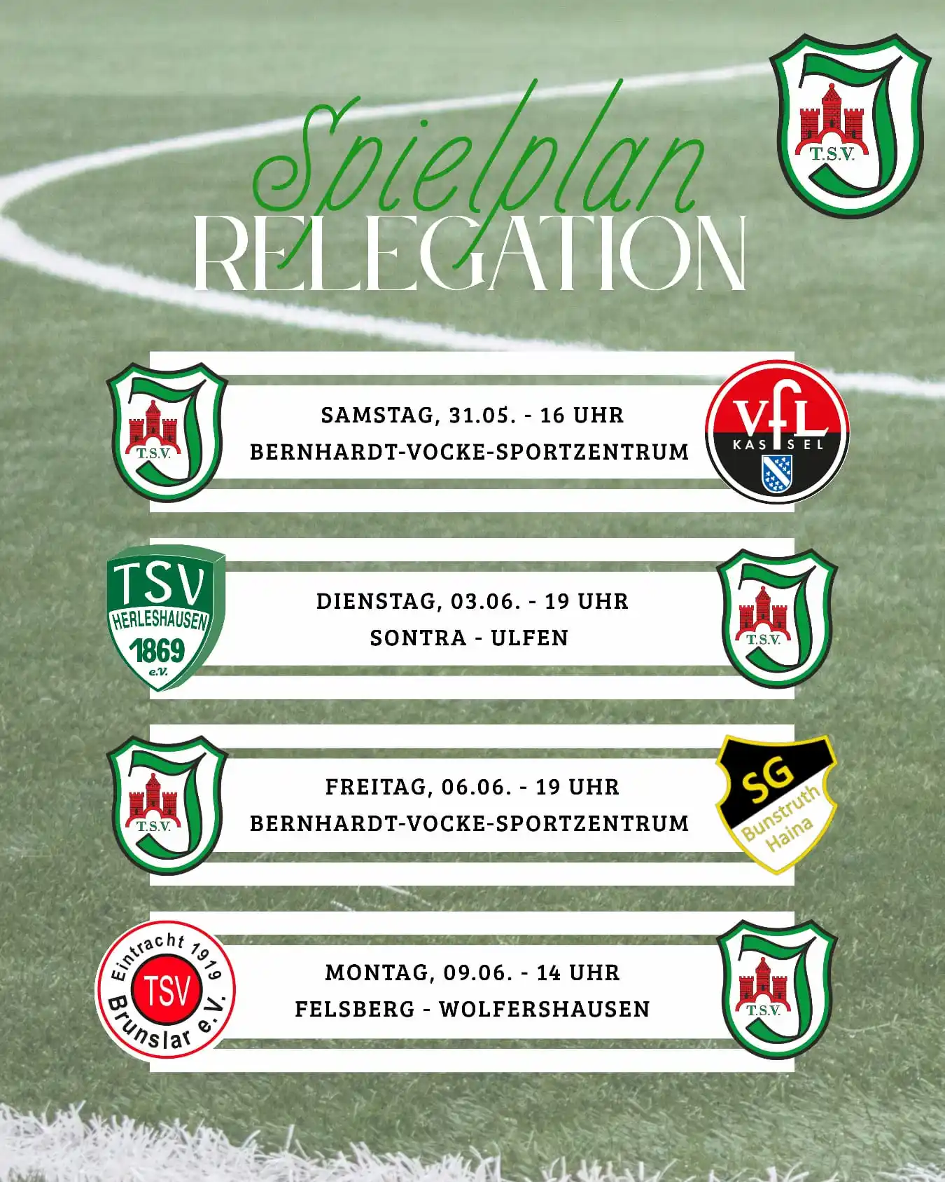 Image from TSV Immenhausen: 🎉⚽ Heute beginnt die Relegation! ⚽🎉 Unsere Mannschaft ist heute spi...