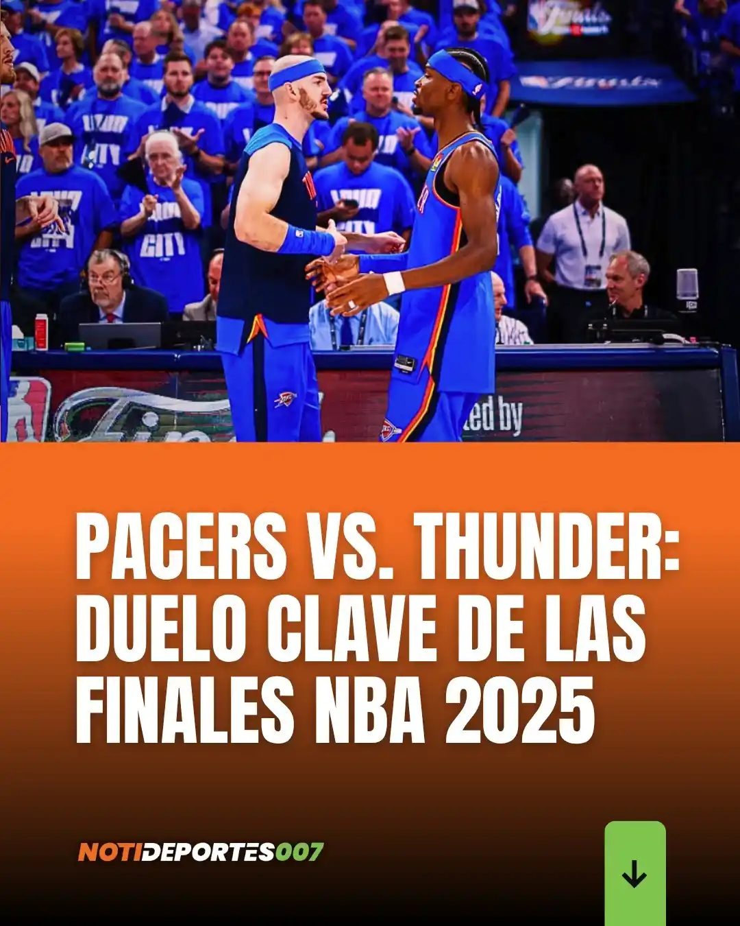 Image from BetsAmerica007: Las Finales de la NBA 2025 llegan igualadas 1-1 al tercer partido, lue...