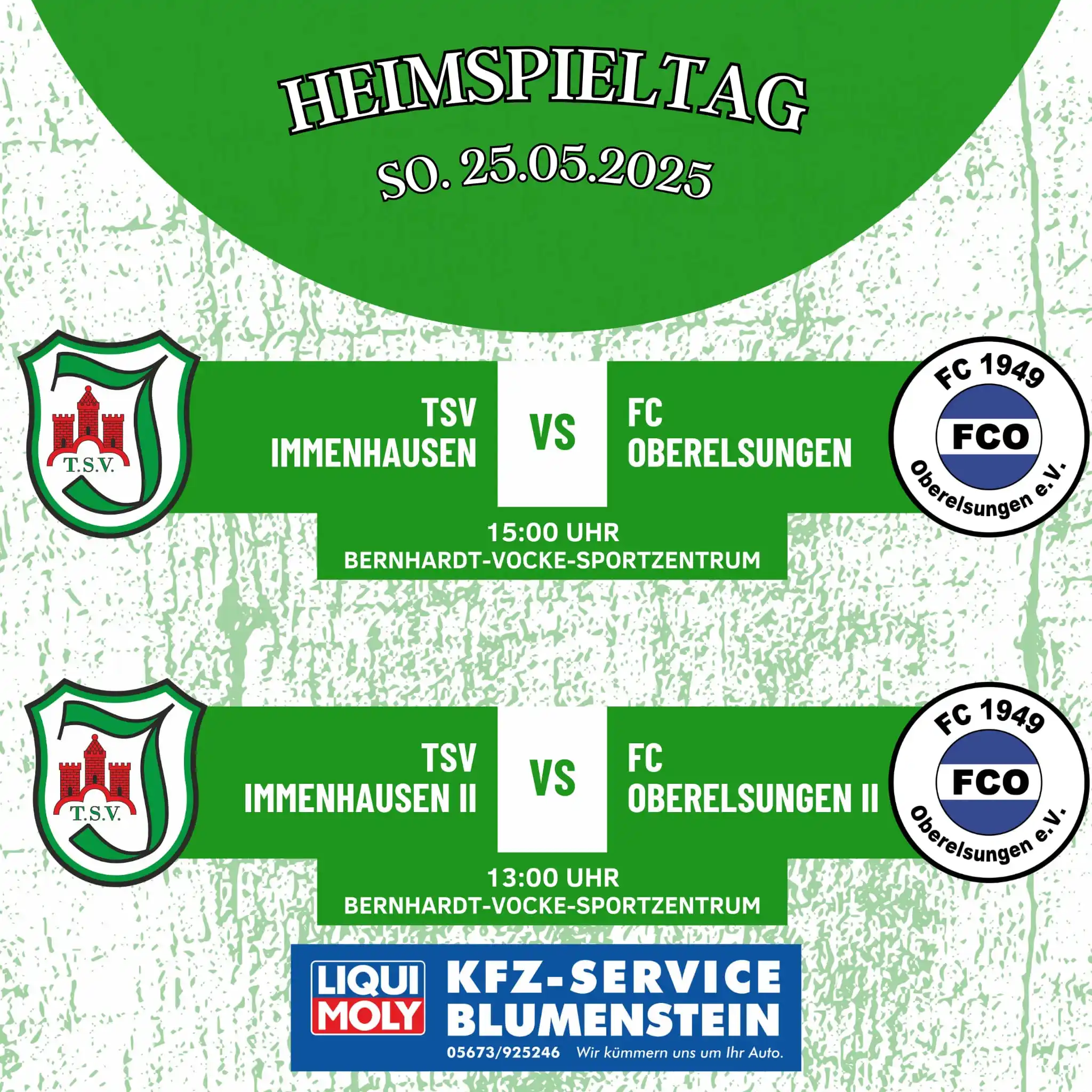 Image from TSV Immenhausen: Letzter Heimspieltag der Saison! ⚽️ Am Sonntag heißt es nochmal: Alle...