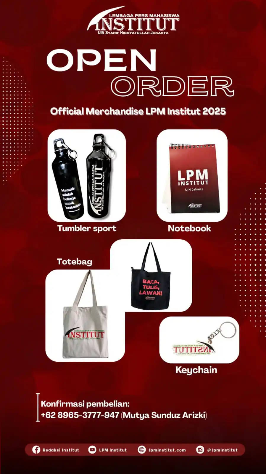 Image from caffé addio: 🚩 LPM Institut dengan bangga mempersembahkan official merchandise LPM...