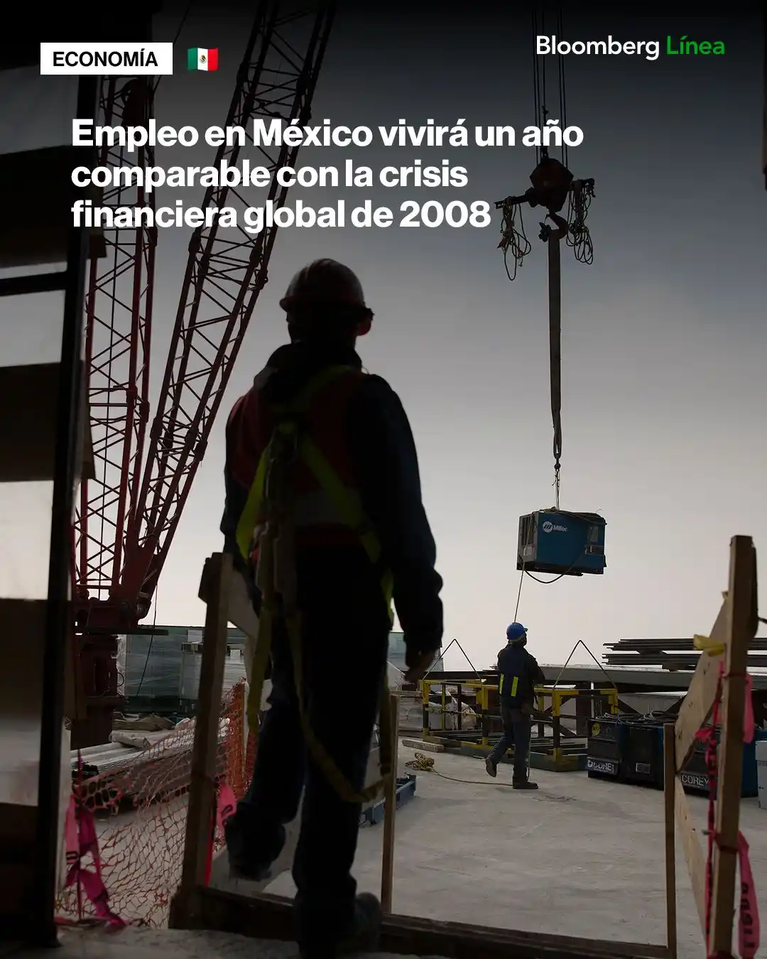 Image from Bloomberg Línea México: 🟢*México en Línea* | ¿El 2025 sería sinónimo de tormenta? El empleo e...