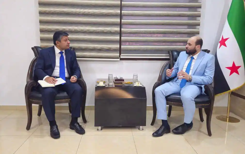 Image from الإخبارية صوت الشعب: وزير الطاقة يبحث مع القائم بأعمال سفارة أذربيجان فرص الاستثمار المتاحة...