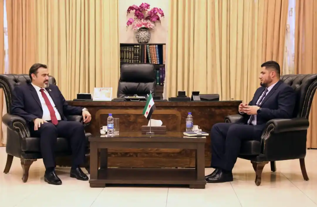 Image from الإخبارية صوت الشعب: وزير التربية والتعليم يبحث مع محافظ إدلب تطوير الواقع التربوي في المح...