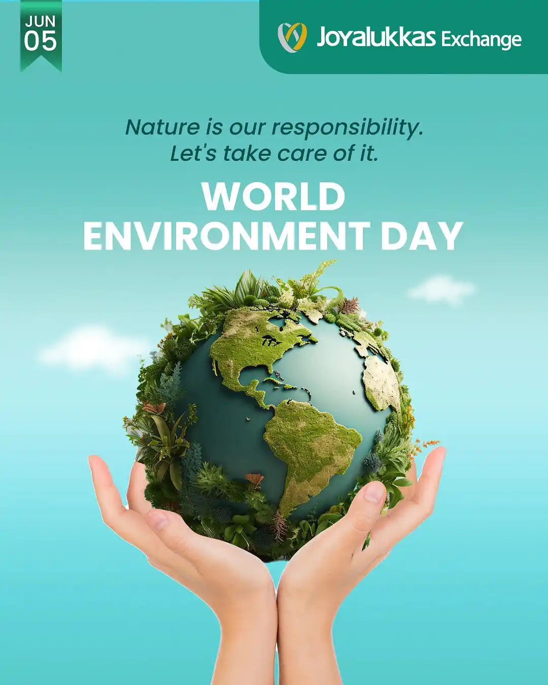 Image from Joyalukkas Exchange Kuwait : Protect the planet, preserve life. Let’s act responsibly for a sustain...