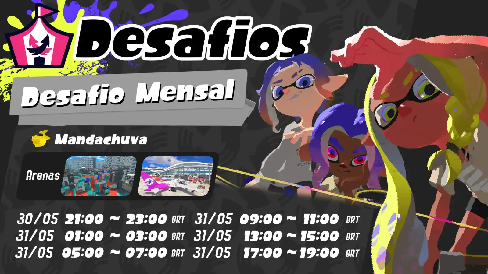 Splatoon Brasil post