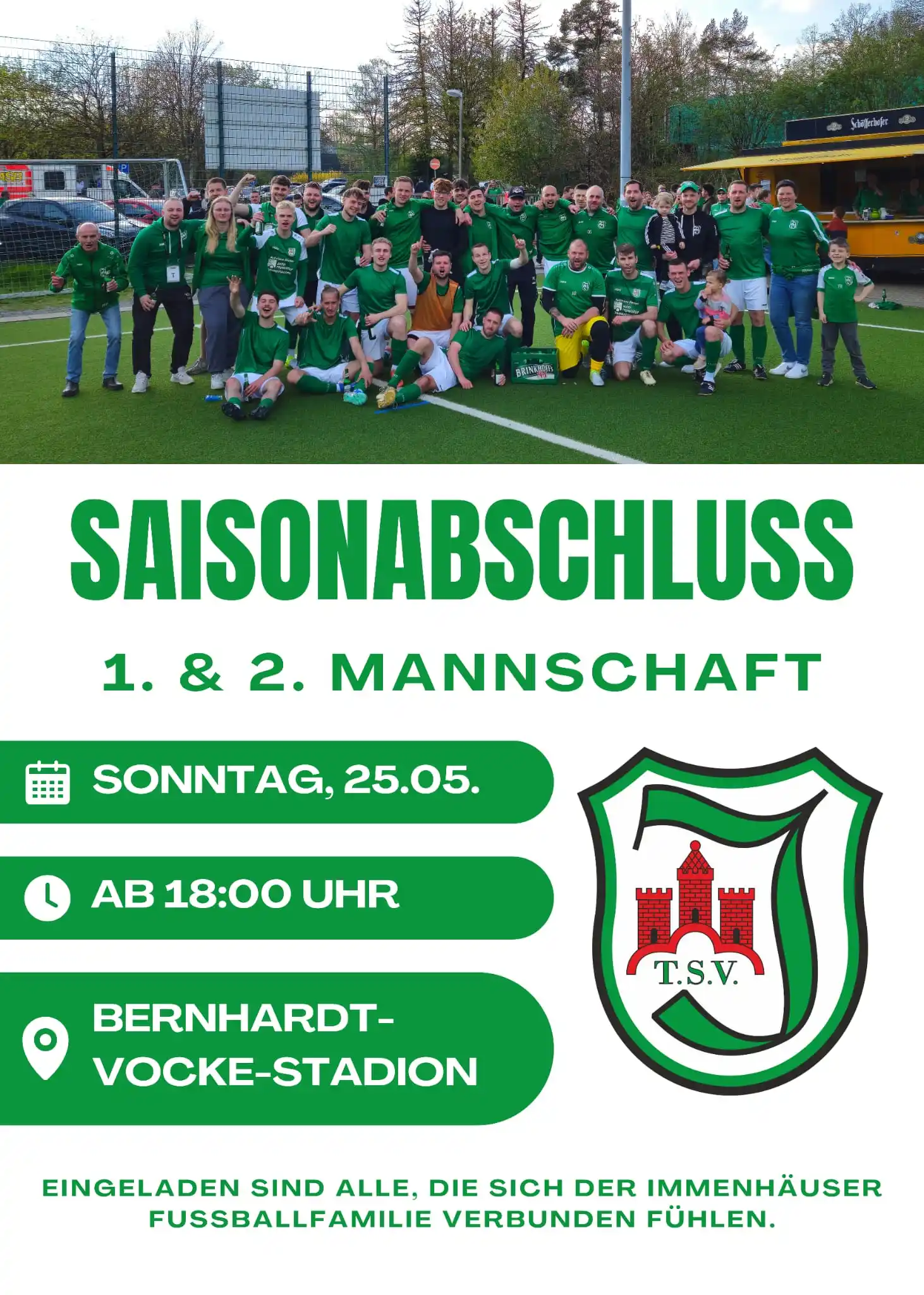 Image from TSV Immenhausen: 🎉 Saisonabschluss – Letzter Heimspieltag am Sonntag! ⚽️ Nach den Spi...
