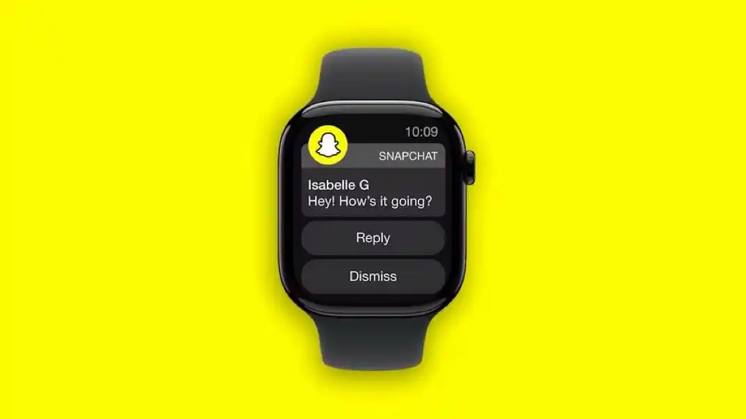 Image from AppleX4: 🚨 ¡Snapchat llega al Apple Watch! Ya puedes leer y responder mensajes...
