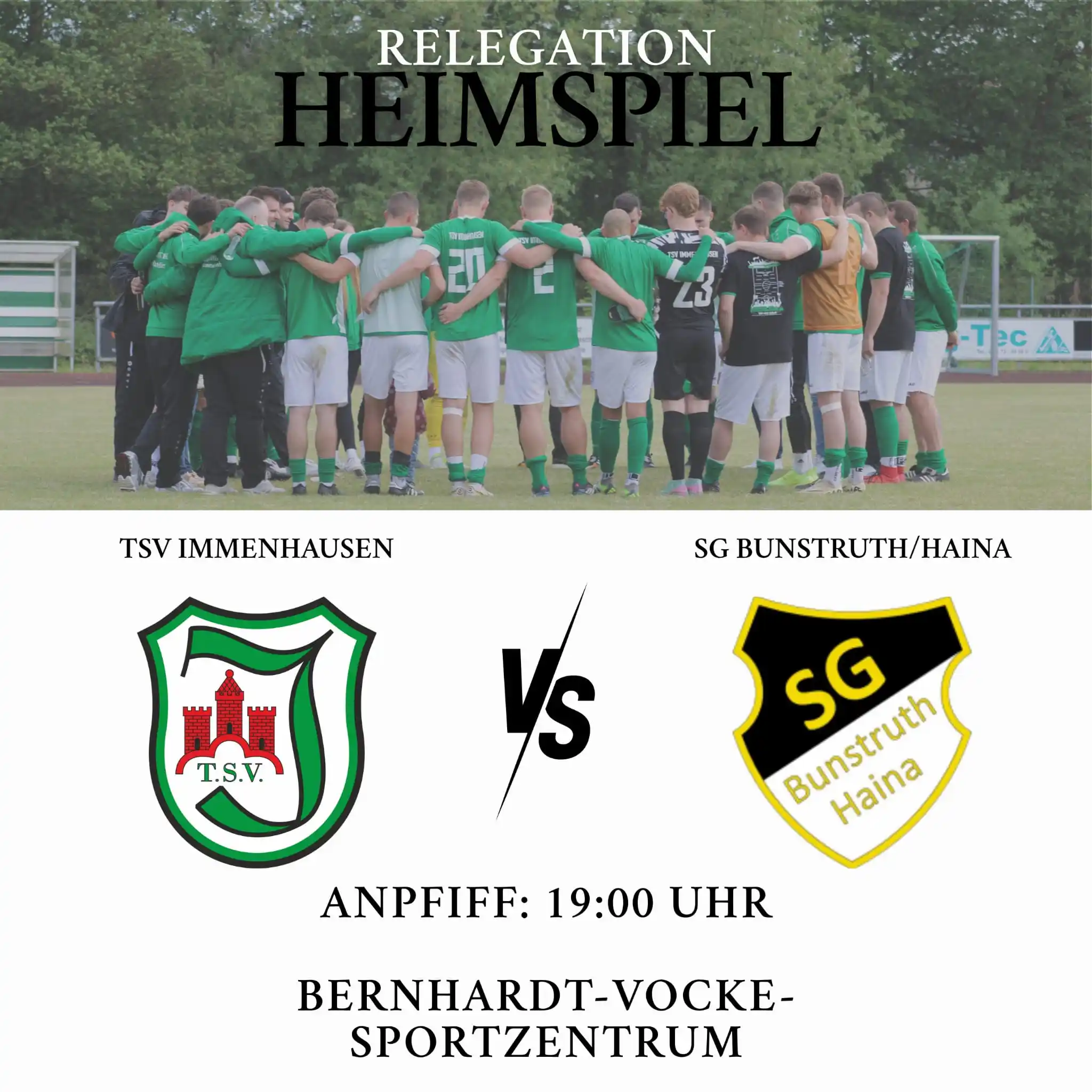 Image from TSV Immenhausen: 🚨 Spieltagsankündigung! 🚨 Morgen Abend ist es wieder soweit! Anpfif...