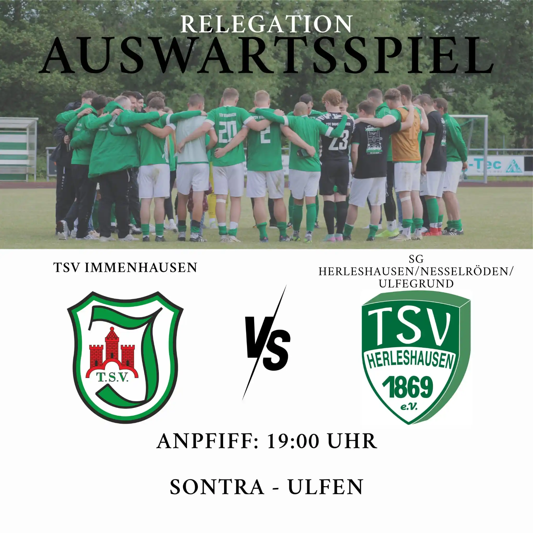 Image from TSV Immenhausen: 🚨 Spieltagsankündigung! 🚨 Morgen Abend um 19 Uhr geht’s los in Sontr...