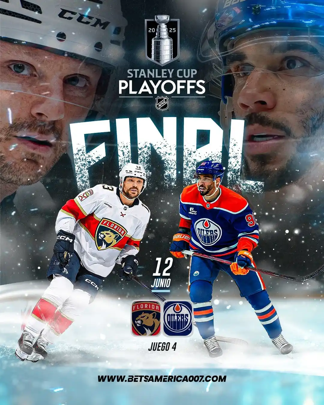 Image from BetsAmerica007: 🏒 Stanley Cup Final – Juego 4 Florida Panthers vs. Edmonton Oilers El...