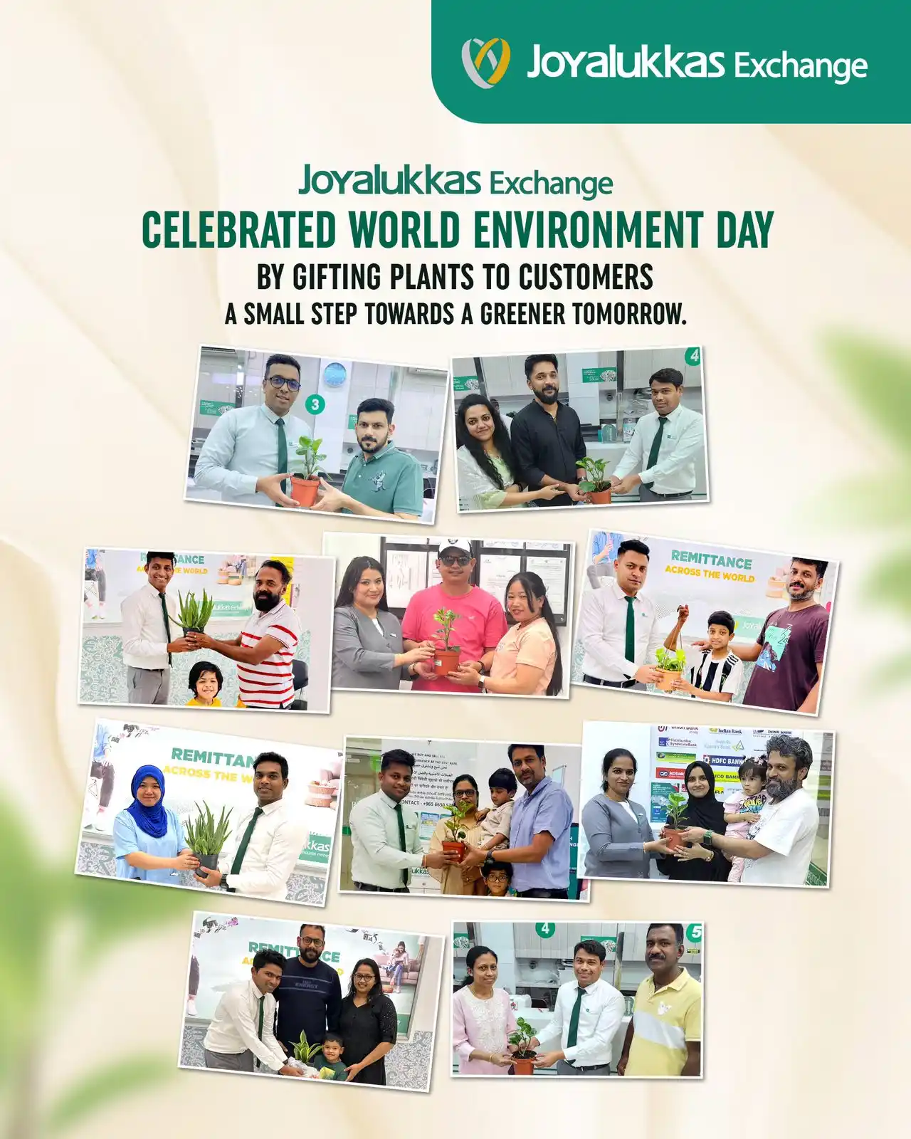 Image from Joyalukkas Exchange Kuwait : This World Environment Day, Joyalukkas Exchange spread the joy of gree...