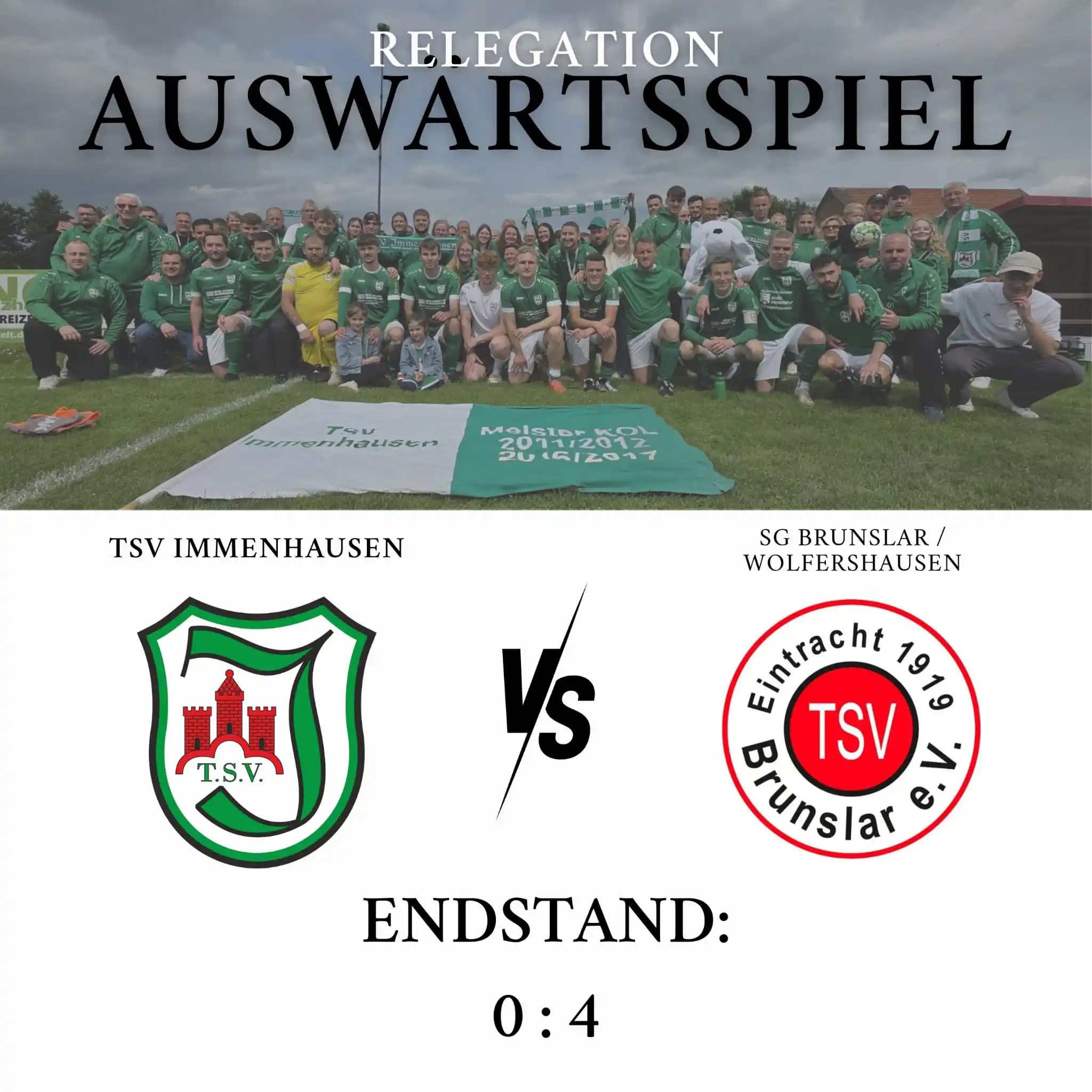 Image from TSV Immenhausen: Was für eine Saison, TSV-Familie! 💚🤍 Auch wenn es am Ende in der Re...