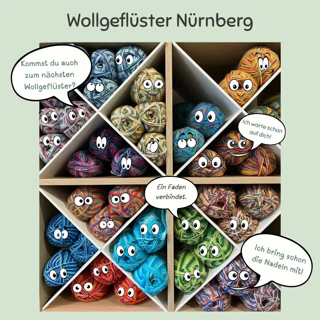 Image from Kerstin Biß | Räume für mehr...: 🧶 Wollgeflüster – Stricken, Häkeln & Plaudern Gemütliche Runden mit F...