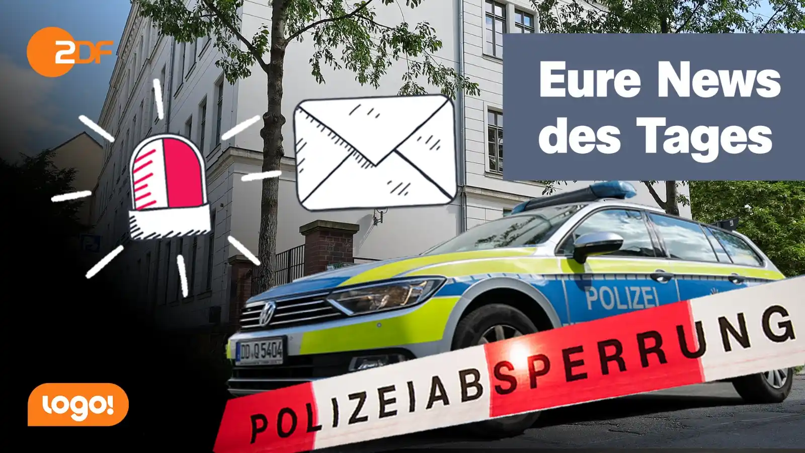 Image from ZDF logo!: Aaaachtung Drohmails! 😲 In *vielen Schulen in Deutschland* sind in de...
