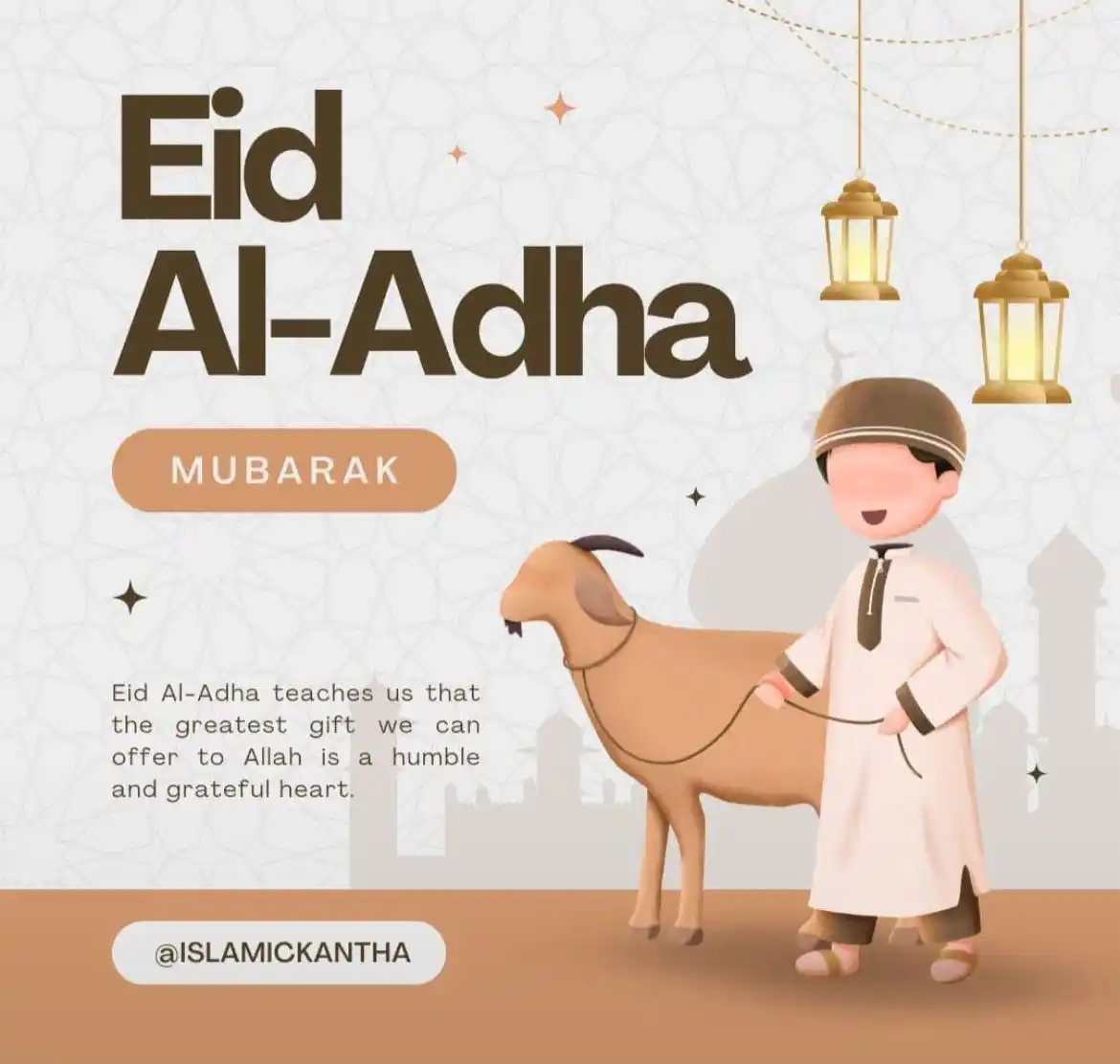 Image from Crypto King Community: *Assalamu alaikom 🤝🫂* *“Wishing everyone a very Happy Eid al-Adha fr...