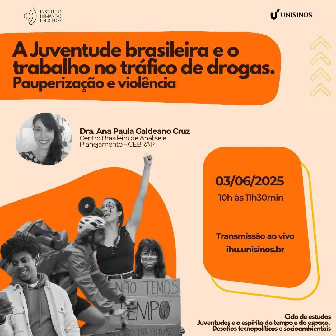 Image from IHU: _Ciclo de estudos Juventudes e o espírito do tempo e do espaço. Desafi...