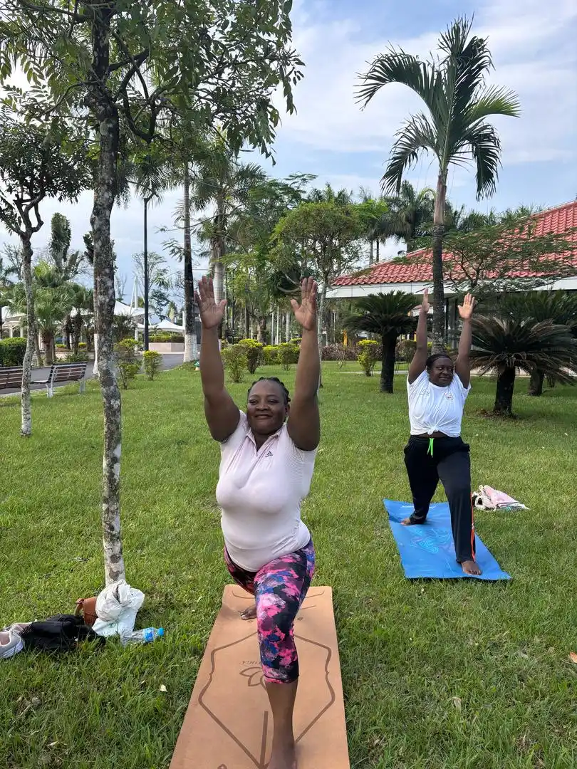 Image from Yoga por y para tu bienestar GE: CLASES DE YOGA EN EL PARQUE NACIONAL DE MALABO😍⏰ Con el deseo de mejo...