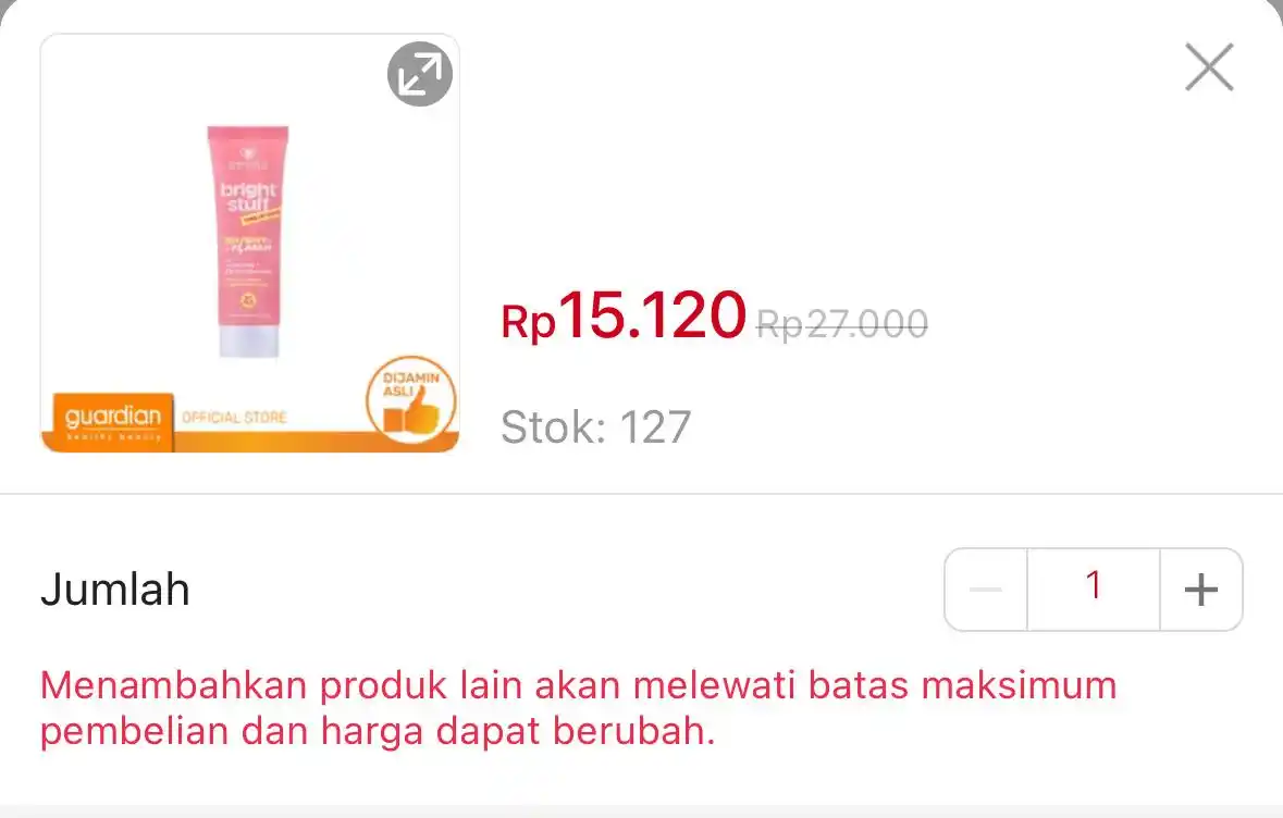 Image from Racun Shopee 🧡: Emina Bright Stuff Tone Up Cream 20ml https://s.shopee.co.id/800ryxHDa...