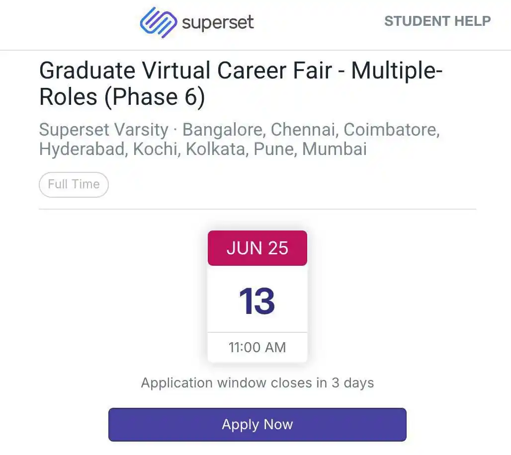 Image from Tech Job Alert: *Graduate Virtual Analyst Career Fair : Multiple Openings* 1️⃣ *COG...