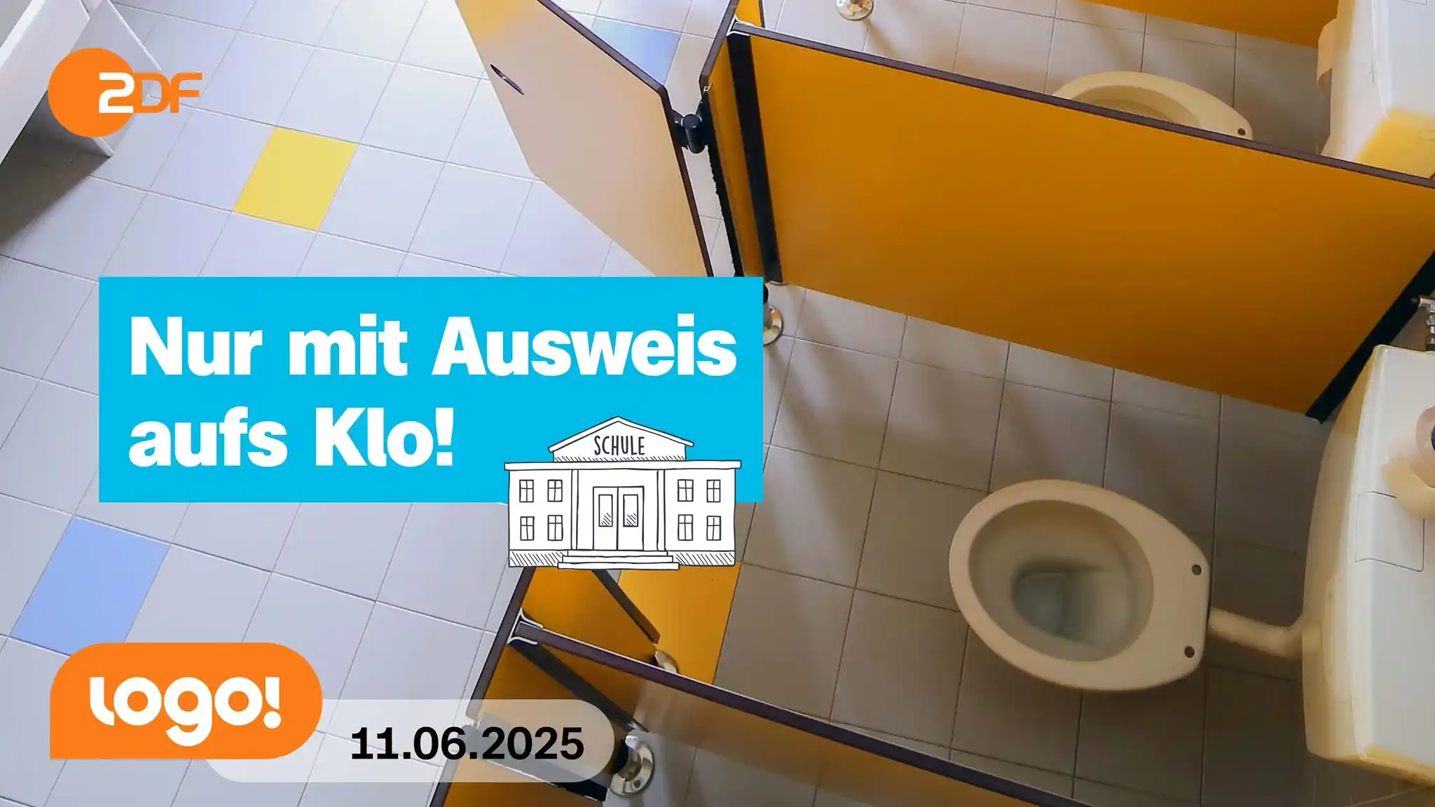 Image from ZDF logo!: Guten Morgen! ☀️ Heute geht’s um *Schulklos* 🧻. Deshalb erstmal an eu...