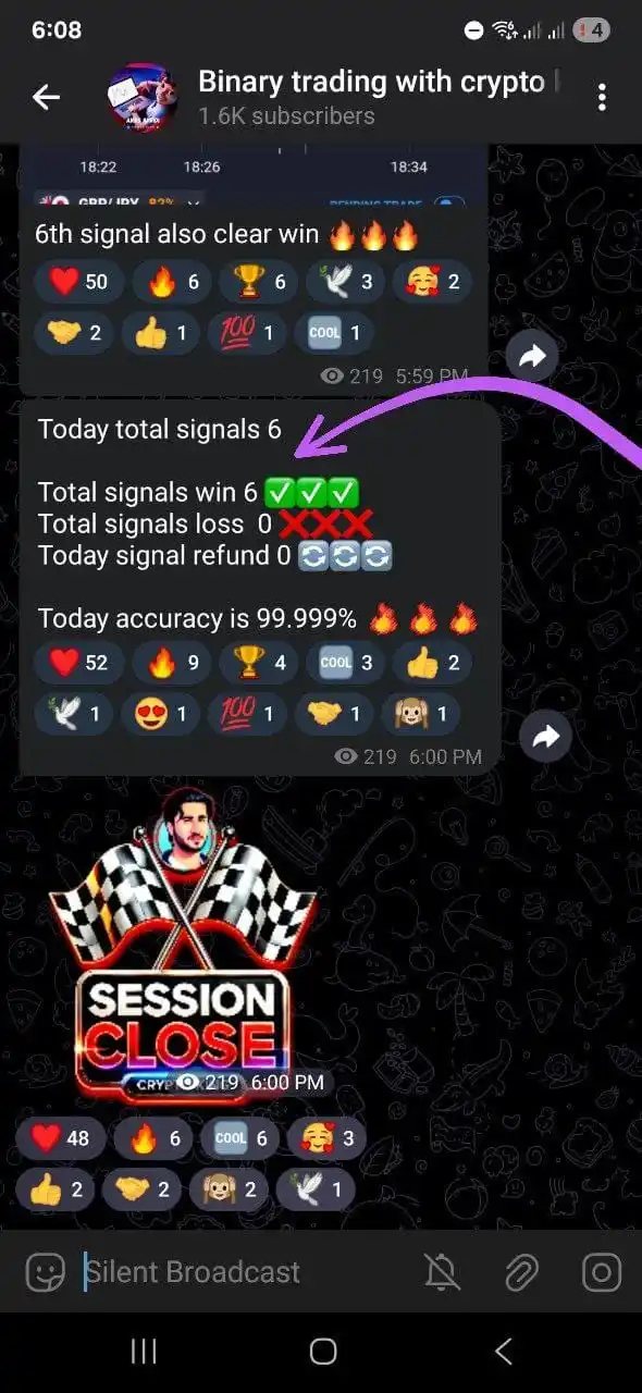 Image from Crypto King Community: It's today powerful vip premium group signals session results 🔥🔥⭐️🔥...