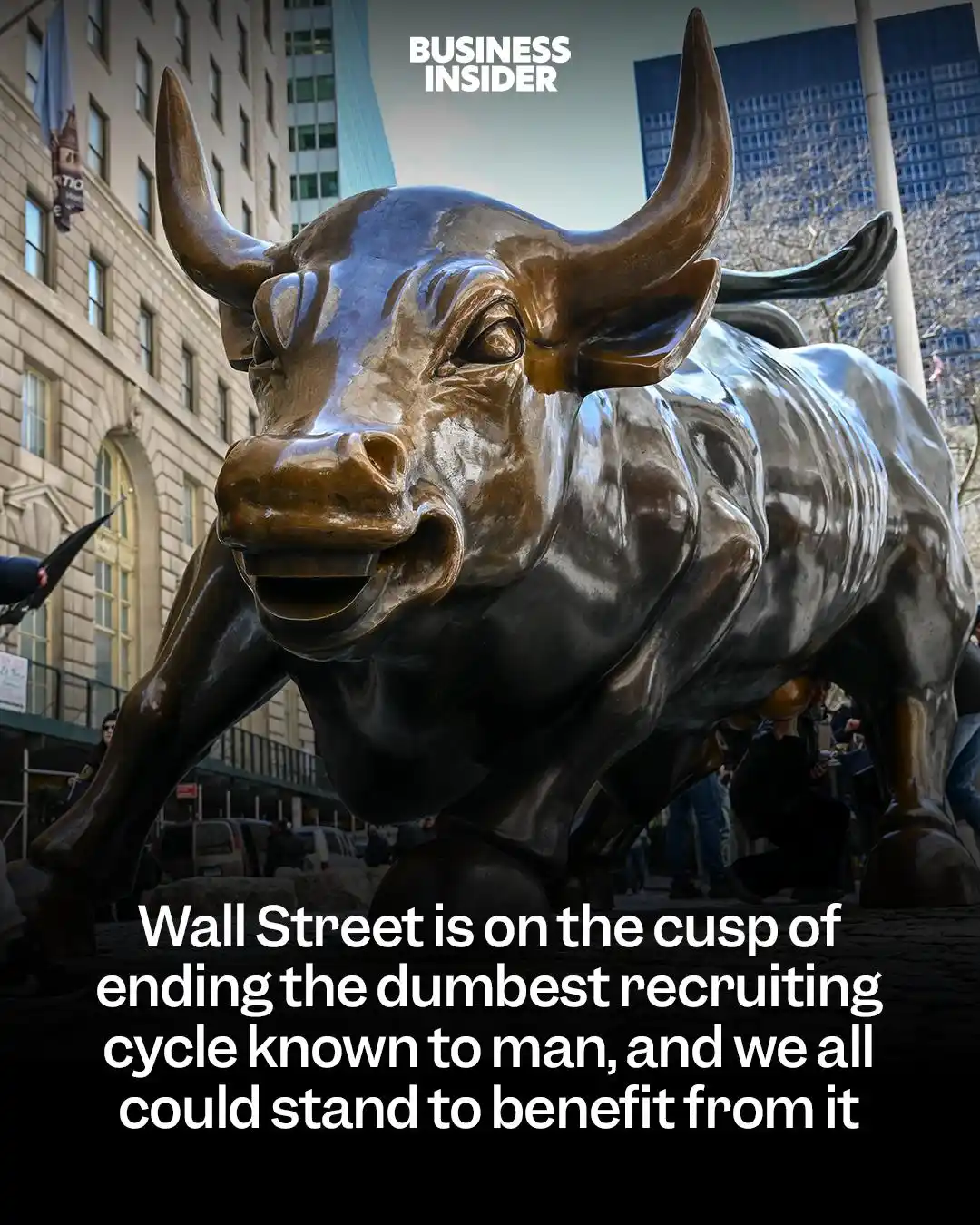 Image from Business Insider: JPMorgan and Apollo took steps to delay the early recruitment of junio...