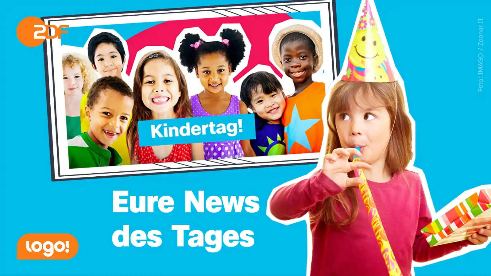 Image from ZDF logo!: Leute, heute ist EUER Tag – Weltkindertag! 🎉 Hä, war der nicht irgend...