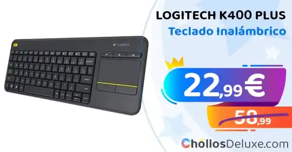 Image from Chollos Deluxe: LOGITECH❗️💥 🔹 *Logitech K400 Plus Teclado Inalámbrico* ❗️💥 ▪️ *P...