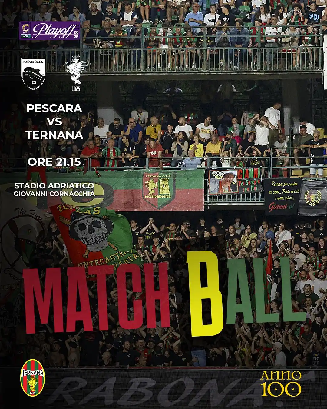 Image from Ternana Calcio: π₯π πππππ πππ ππ₯ π¦ 21:15 π PESCARA <a class="text-blu...