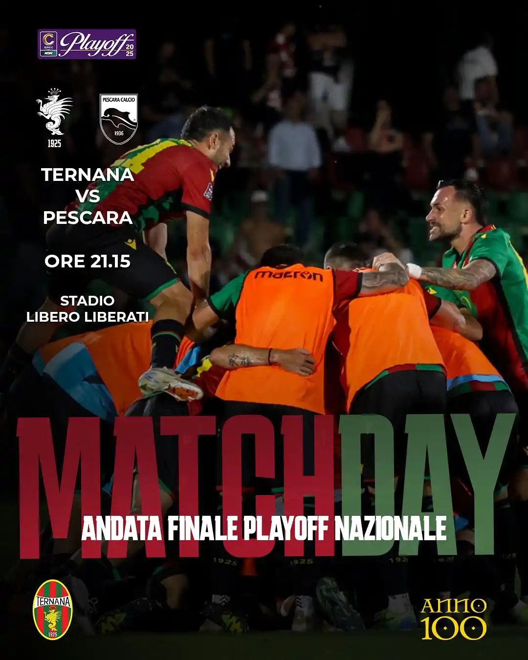 Image from Ternana Calcio: π₯π πππππ πππ ππ₯ π¦ 21:15 π PESCARA <a class="text-blu...