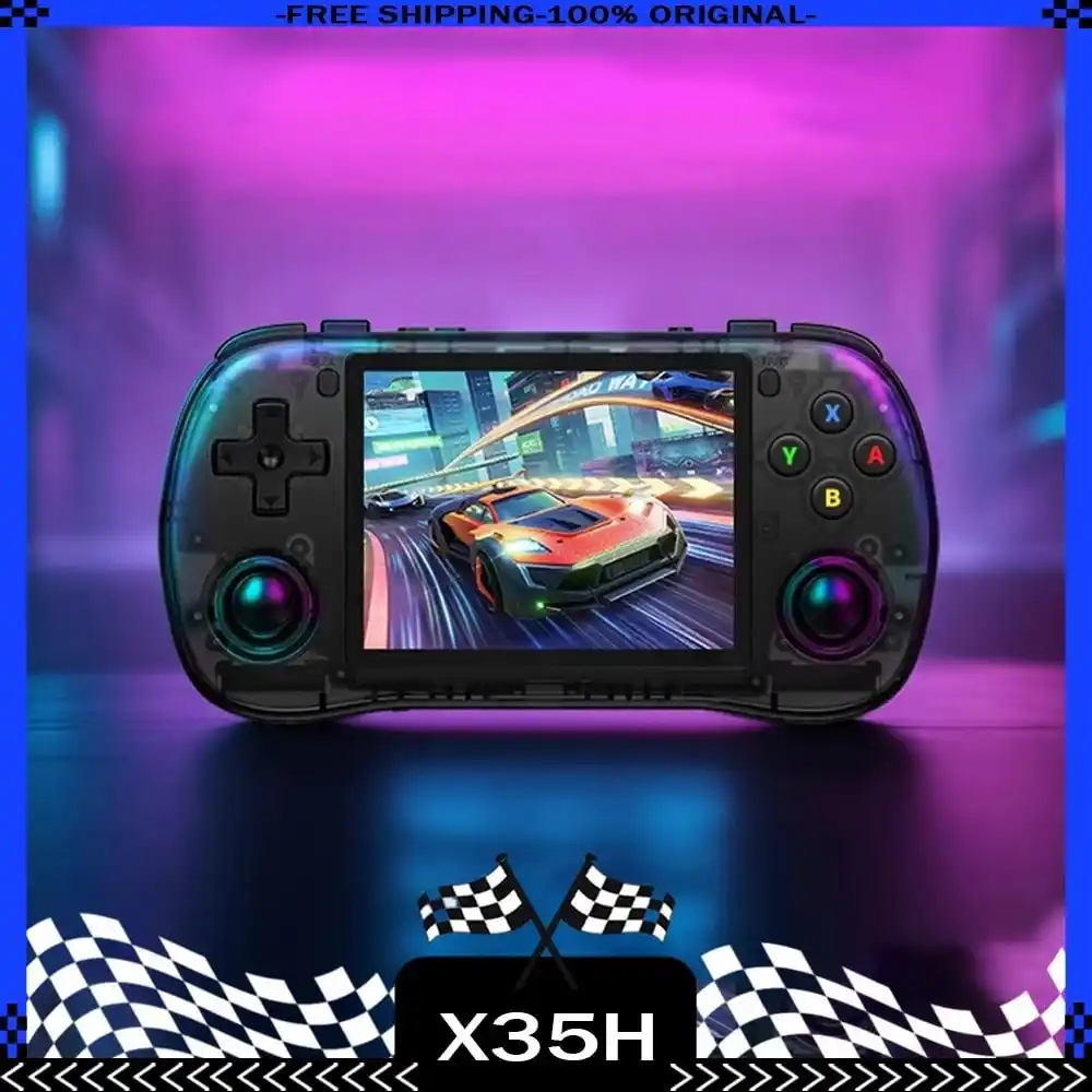 Image from OfertasExpress tecnología : Mini Consola Powkiddy X35H Video Retro portátil 3,5 pulgadas 4:3 panta...