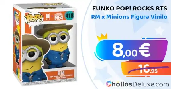 Image from Chollos Deluxe: MINIONS❗️💥 🔹 *Funko Pop! Rocks BTS RM x Minions Figura Vinilo* ❗️�...